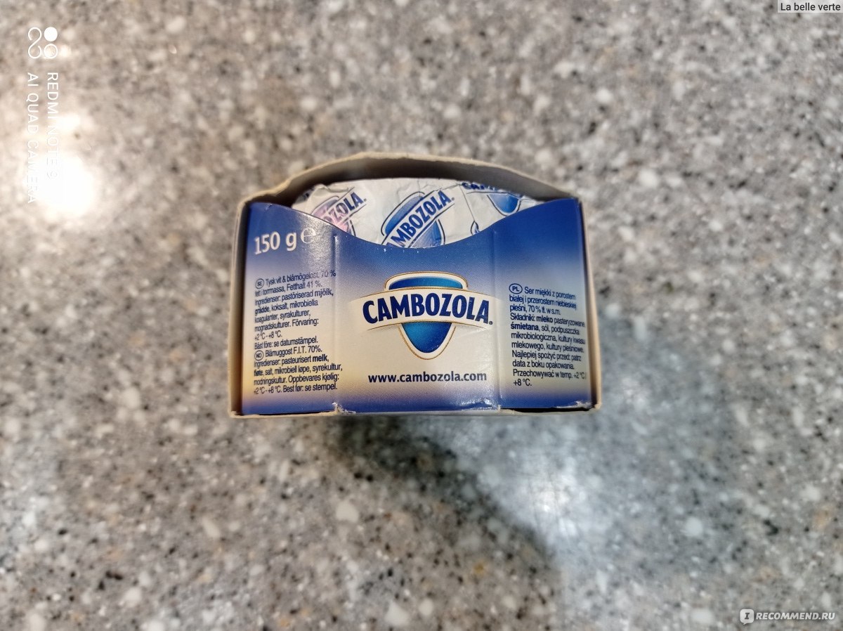 Сыр с голубой плесенью Cambozola Blue veined full fat soft cheeze - «Вот и  запрещенка из Германии прибыла🤗» | отзывы