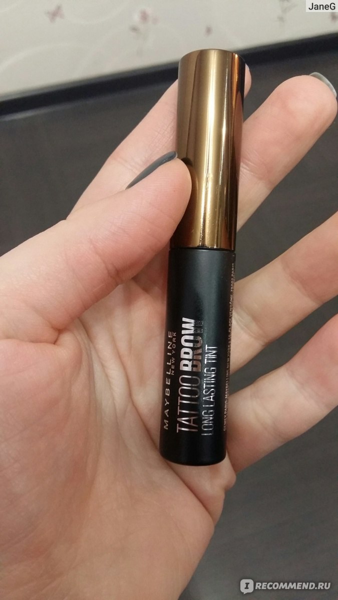 Тинт для бровей MAYBELLINE tattoo brow - «Альтернатива татуажу дома Мой  опыт использования Фото до и после» | отзывы