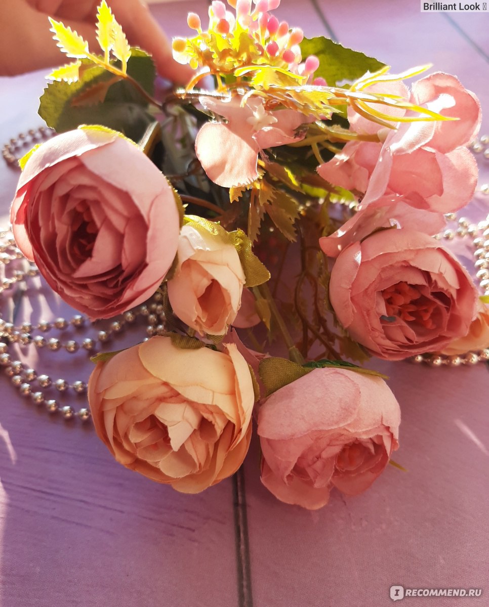 Цветы букет пионных роз