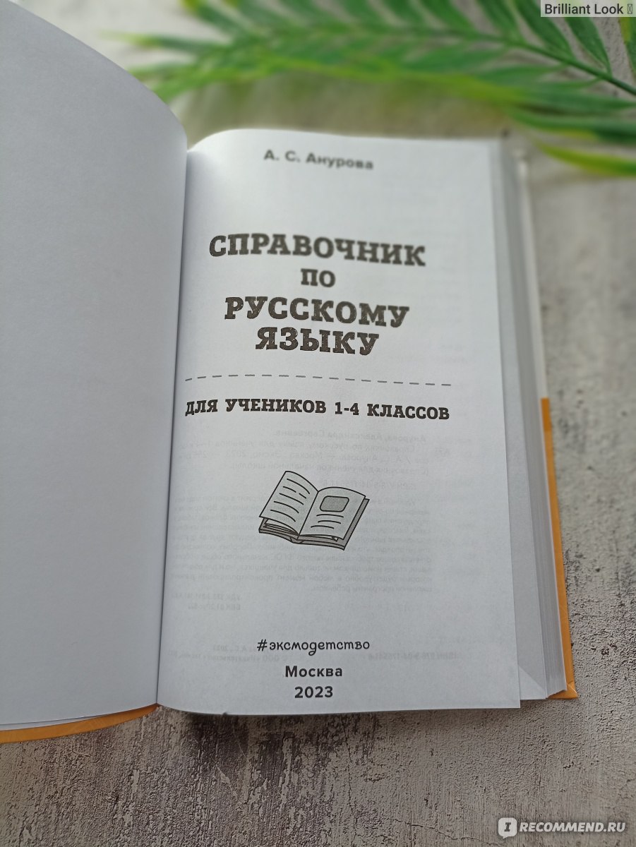 Справочник по русскому языку для учеников 1-4 классов. Анурова Александра  Сергеевна - «Понятное пособие для учащихся начальной школы, весь материал с  1 по 4 класс» | отзывы