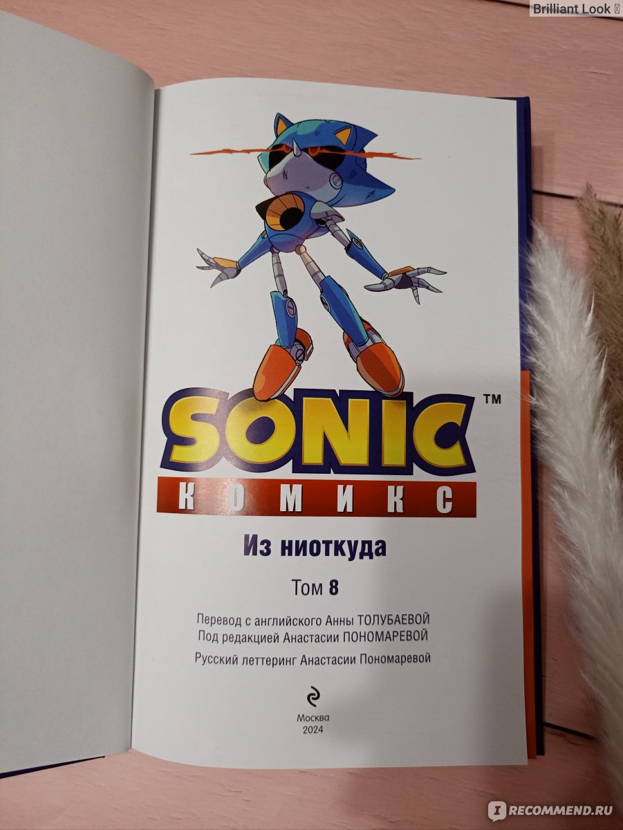 Sonic. Из ниоткуда. Комикс. Том 8 (перевод от Diamond Dust) Иэн Флинн -  «Яркая и интересная книга про приключение Соника, теперь не только играем,  но и читаем комиксы 🤩» | отзывы