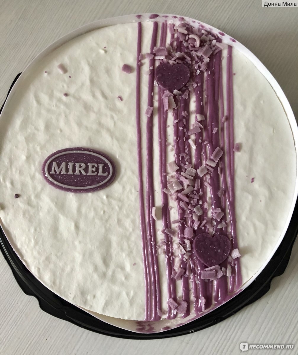 Торт Mirel черничное молоко