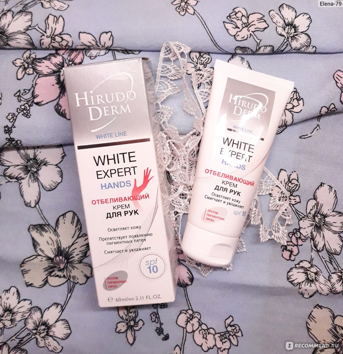 Крем для рук Hirudo Derm Отбеливающий White Expert Hands - «Хорошо ...