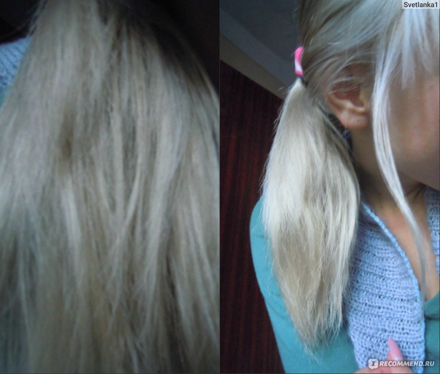 Платиновый блонд фото до и после краска для волос