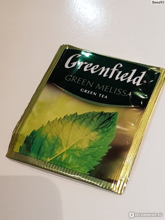 Чай Гринфилд (Greenfield) Green Melissa - «Чай зеленый» | отзывы