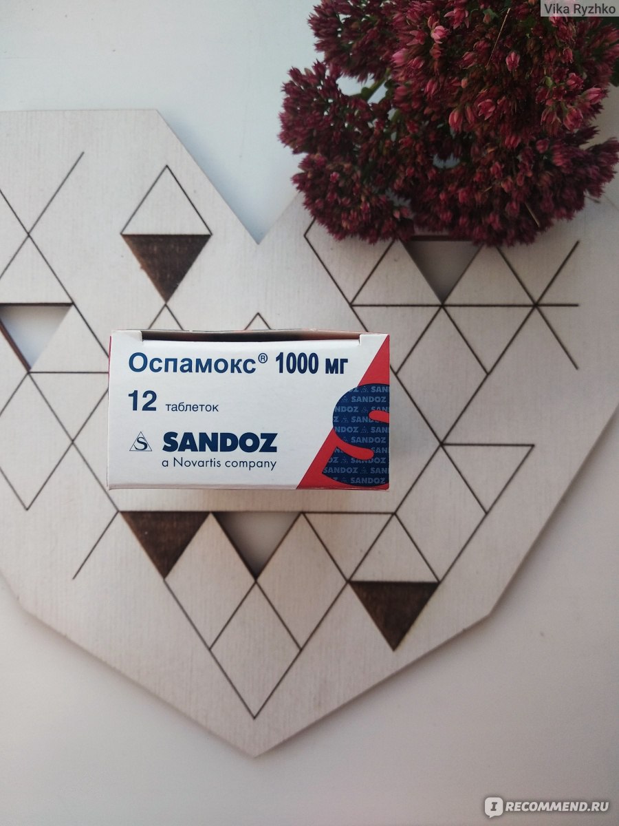 Антибиотик Sandoz Оспамокс 1000 мг - «Всё что я смогла купить вечером и без  рецепта!!! ?‍⚕️» | отзывы