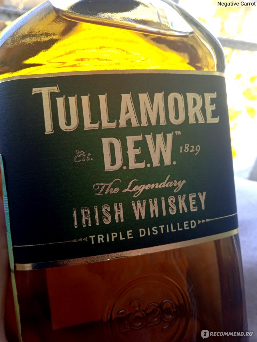 Виски Tullamore DEW Irish Whiskey - «Маунтин Dew для взрослых. 