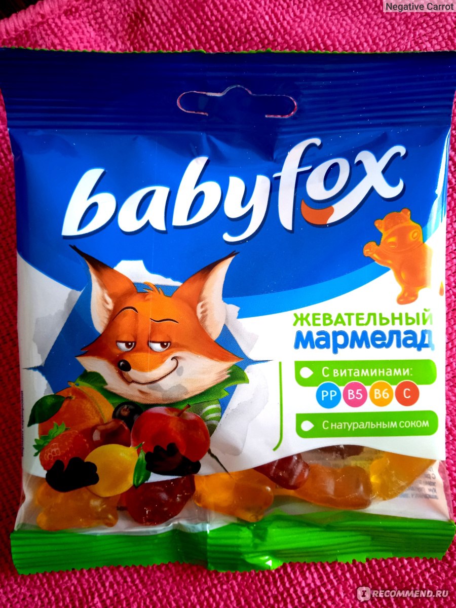 Жевательный мармелад BabyFox 