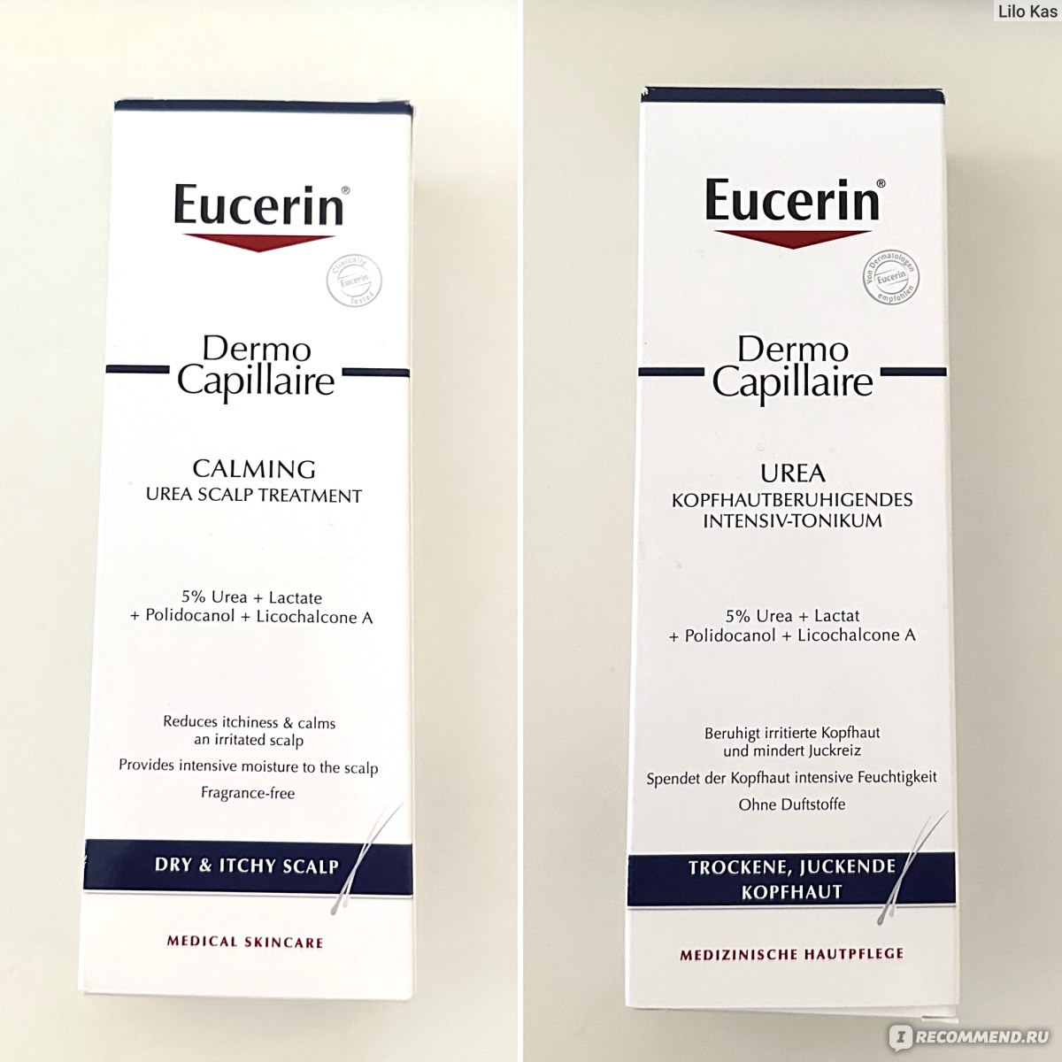 Eucerin DermoCapillaire Успокаивающий тоник для кожи головы - «Покупка  очередного средства в надежде избавиться от сухости, зуда и шелушений кожи  головы по типу себорейного дерматита. » | отзывы