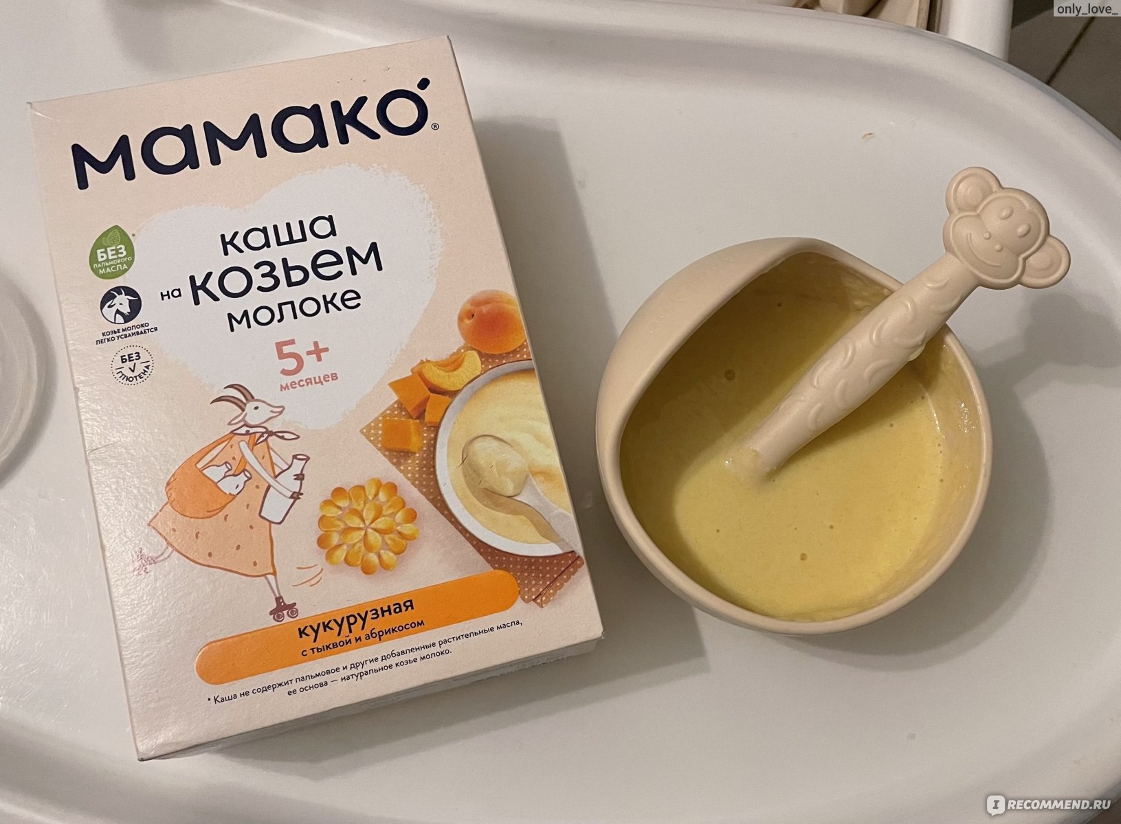 Каша мамако кукурузная на козьем молоке