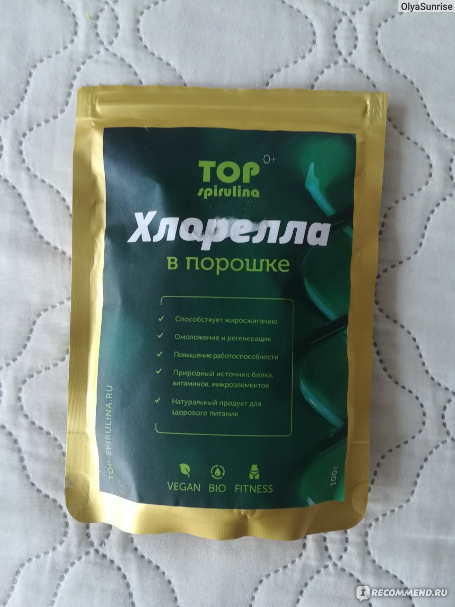 БАД TOP spirulina Хлорелла в порошке - « Почему важно выбрать качественную  хлореллу! Расскажу о принципиальной разнице хлореллы и спирулины! » | отзывы