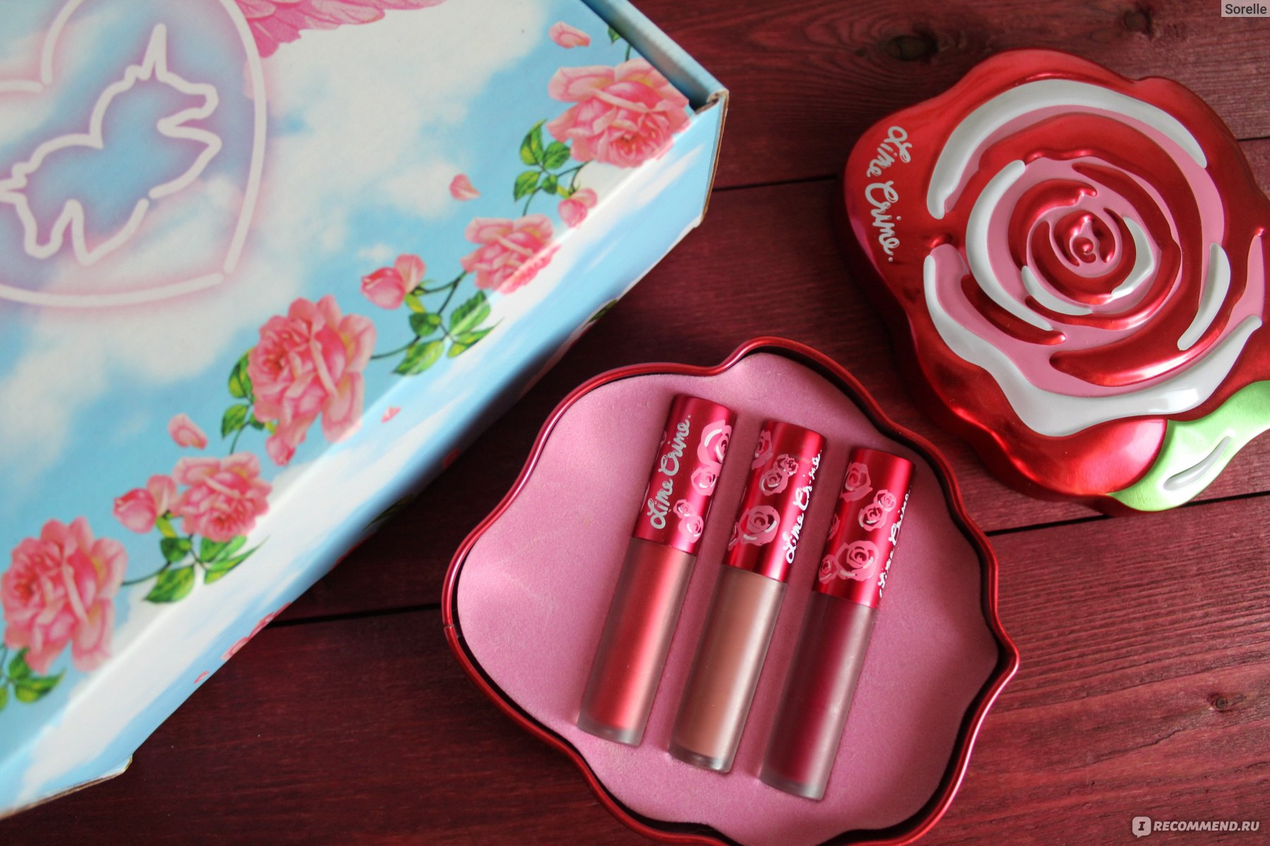 Помада Lime Crime Red Rose