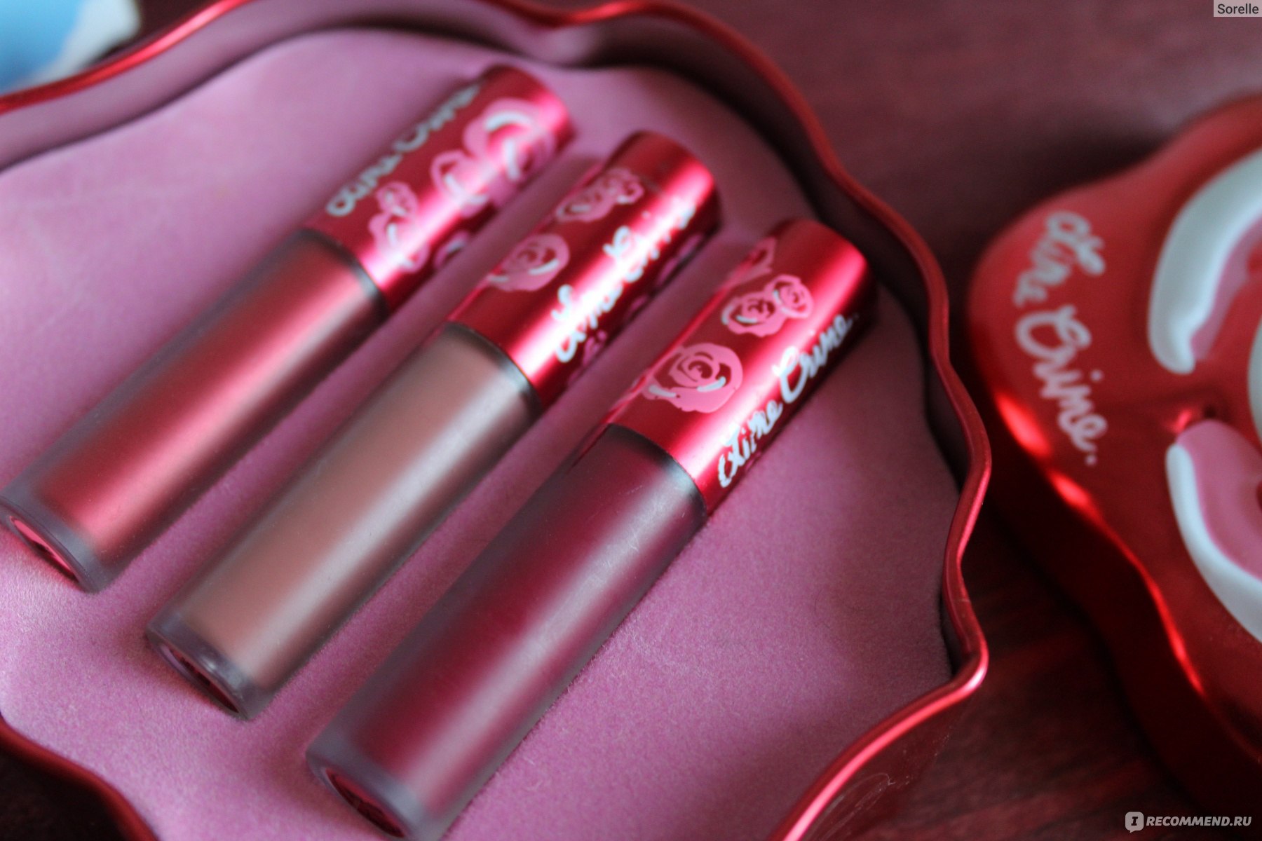 Помада Lime Crime Red Rose