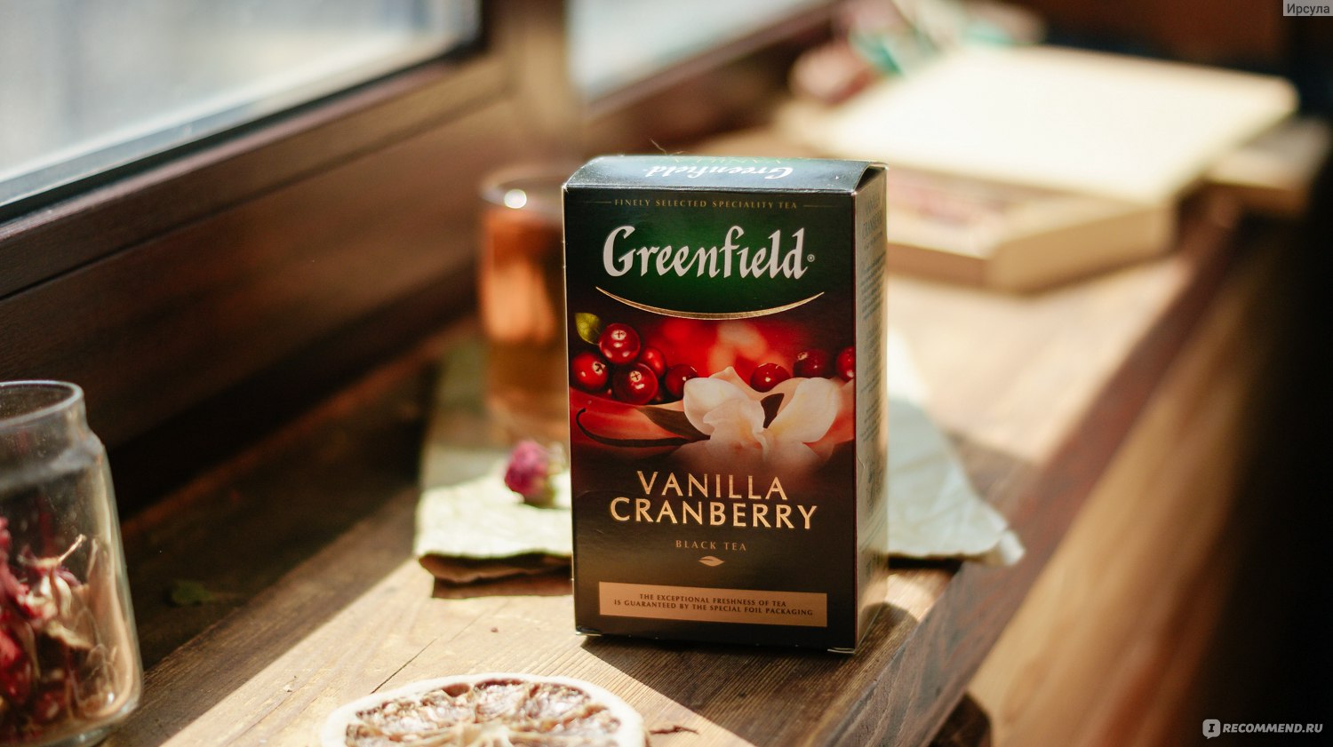 Чай Гринфилд Vanilla Cranberry