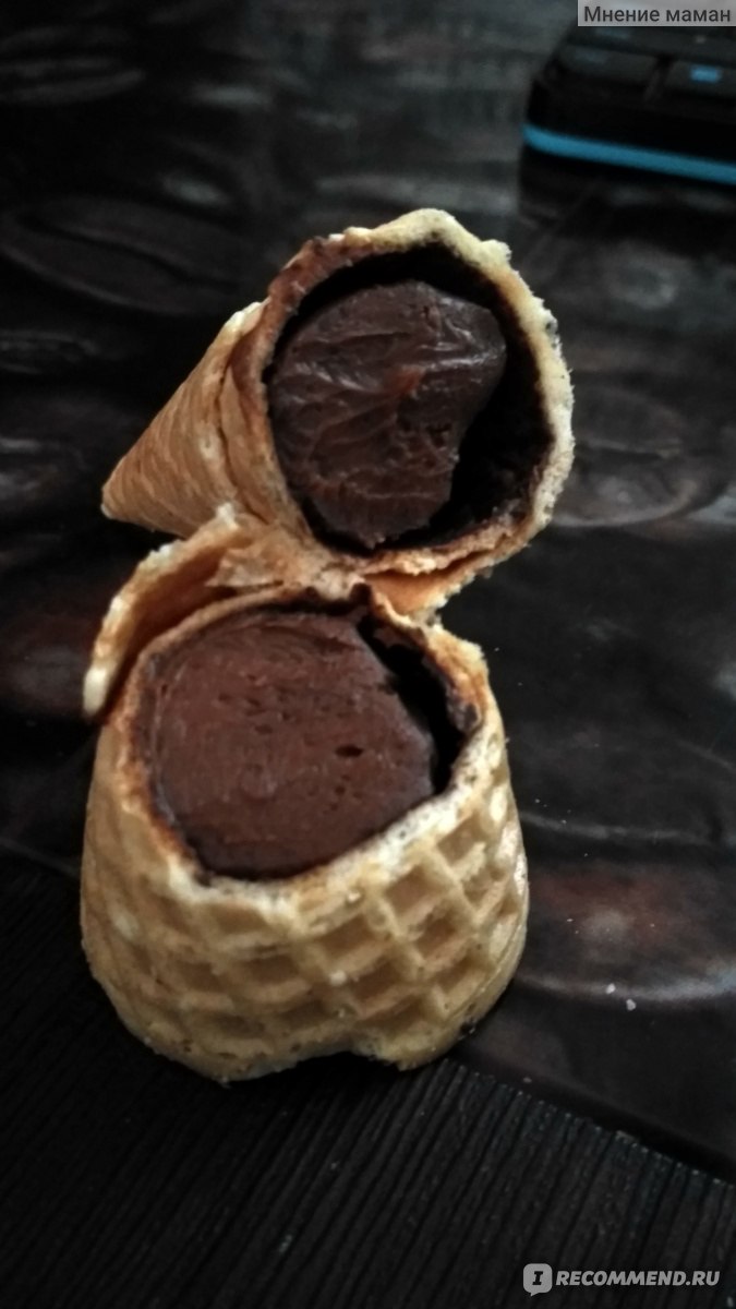 Десерт Коровка из Кореновки Рожок с шоколадной варенкой - «Вкусный ...