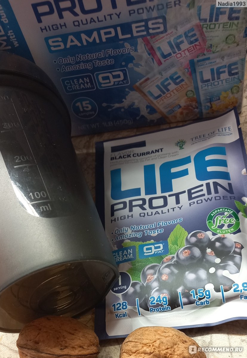 Протеин Tree of Life Life Protein Samples - «Протеин на любой вкус, но  понравились только два. Внутри отзыва классный рецепт необычного  протеинового коктейля» | отзывы