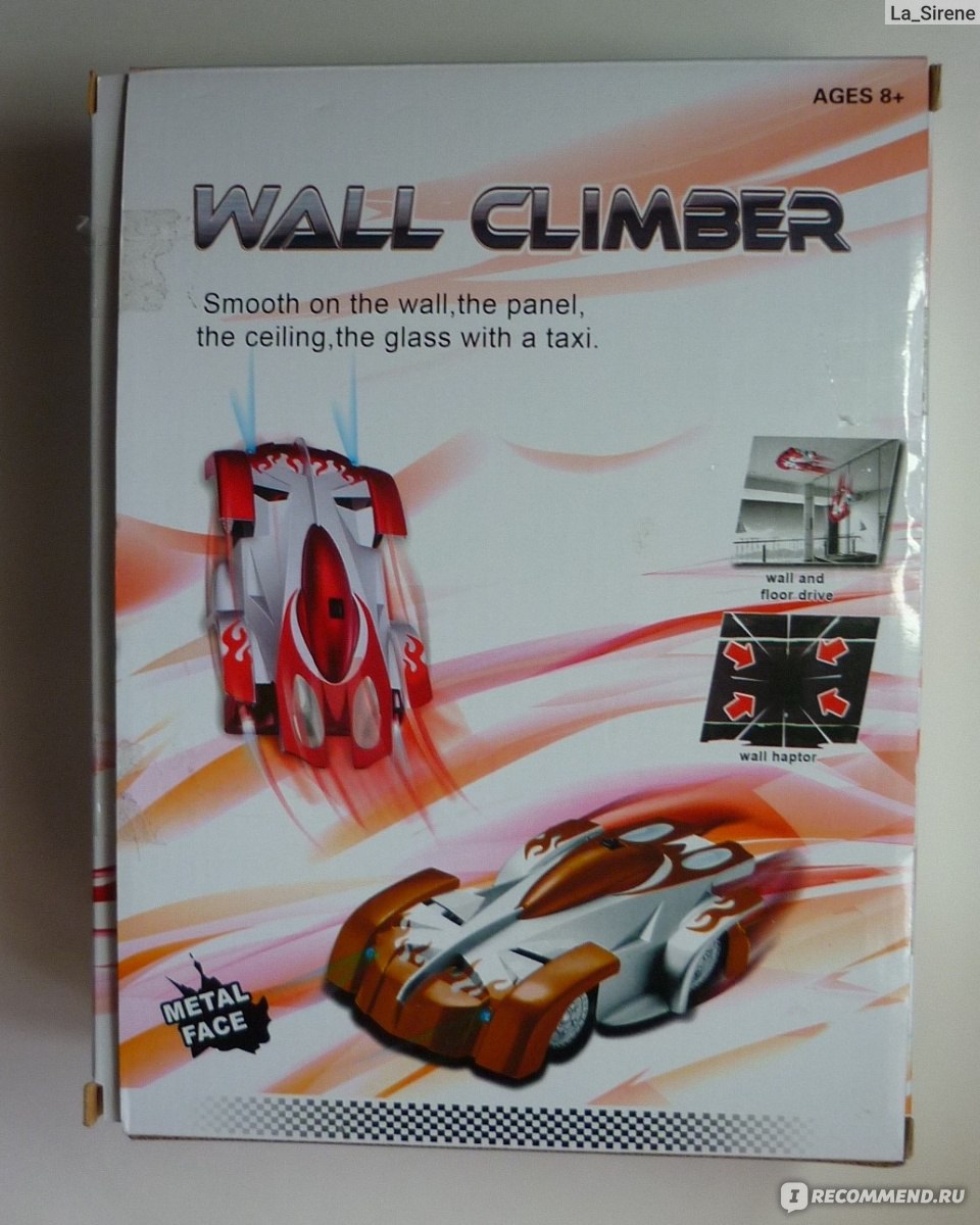 Wall Climber Радиоуправляемая антигравитационная машинка "Антиграв" арт. S323 фото