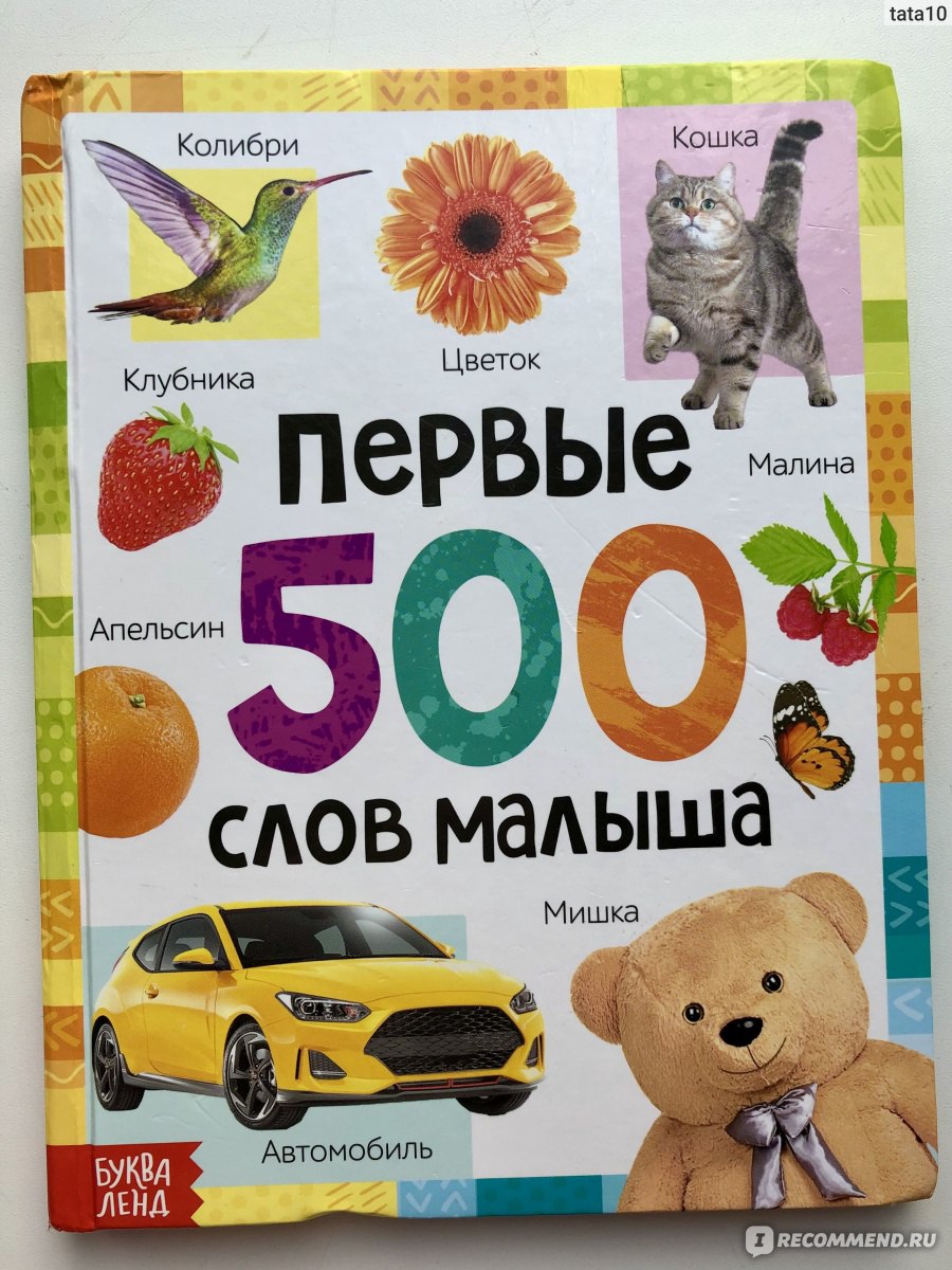 Первые 500 слов малыша. Букваленд. Соколова Ю. - «Яркая и красочная книга с  множеством слов малыша и не только первых.» | отзывы