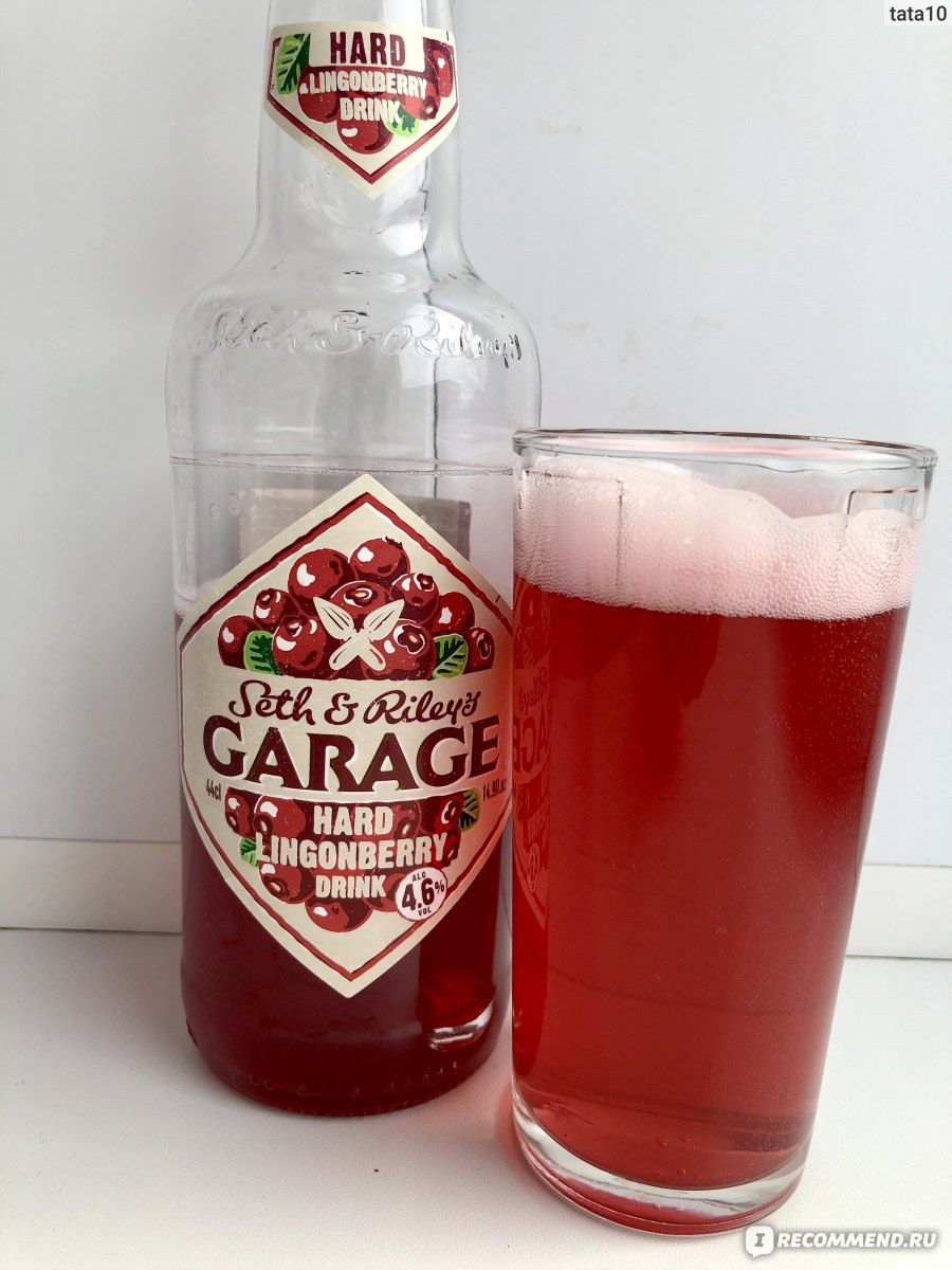 Пивной напиток Seth&Riley's Garage HD Lingonberry св.Фил.паст.ст/б.4,6% 0.4л