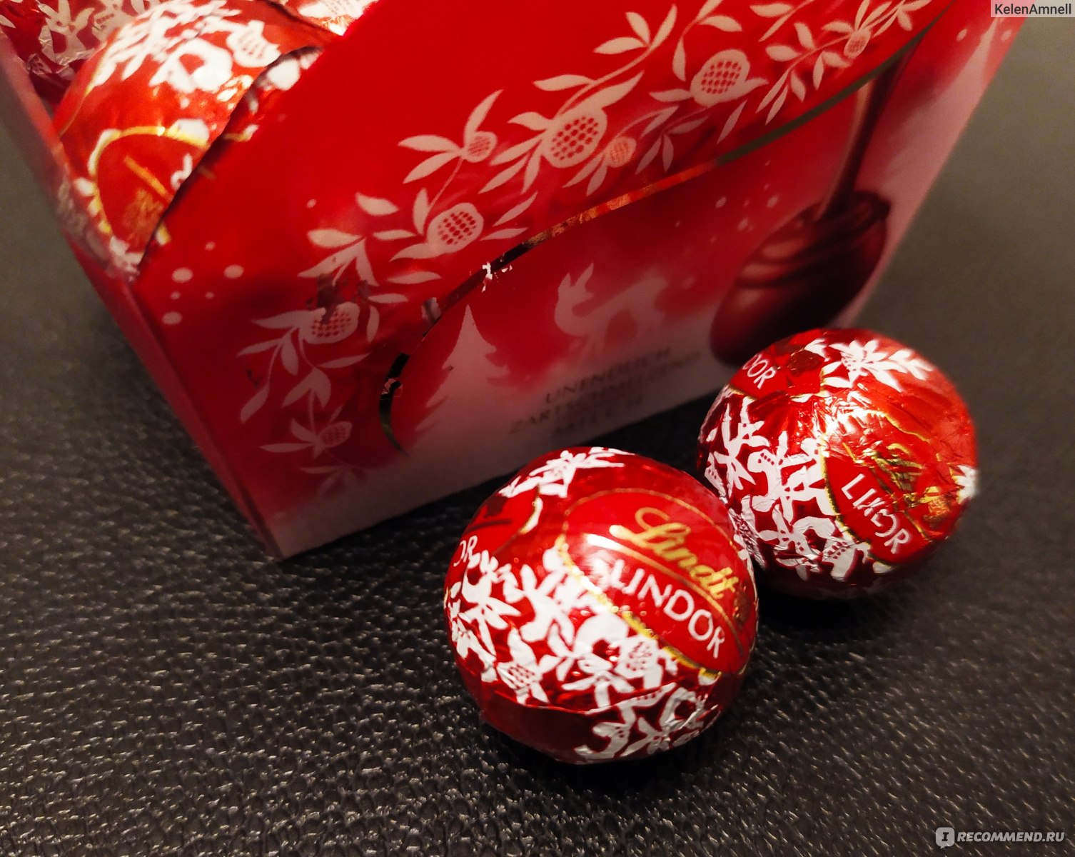 Конфеты Линдор новогодний набор Lindt