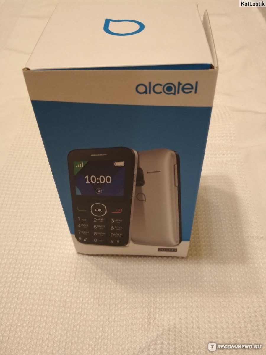 Мобильный телефон Alcatel 2008G - «Бабушкофон с запутанным меню» | отзывы