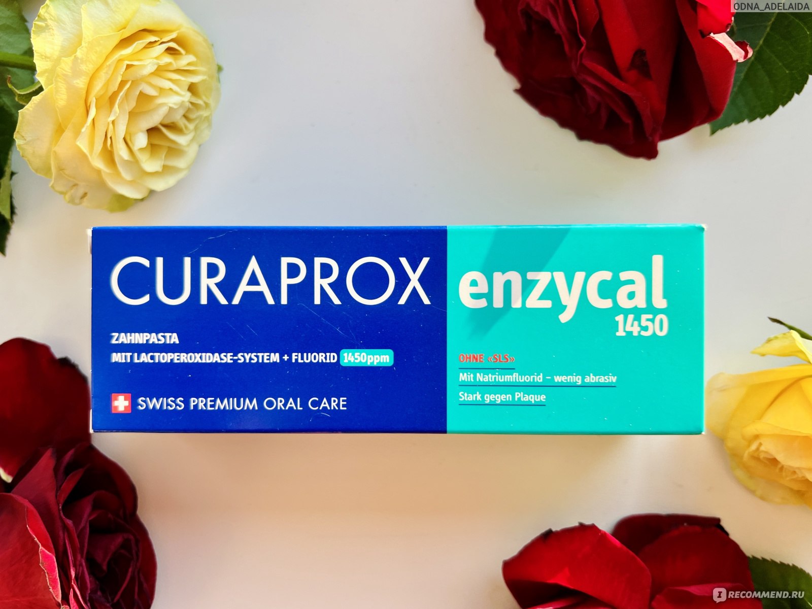 Зубная паста Curaprox (Курапрокс) Enzycal 1450 - «Швейцарская зубная паста  CURAPROX идеально очищает зубы до блеска и до эффекта полировки, но нюансы  конечно же есть🦷 Как быстро отбелить зубы и может ли