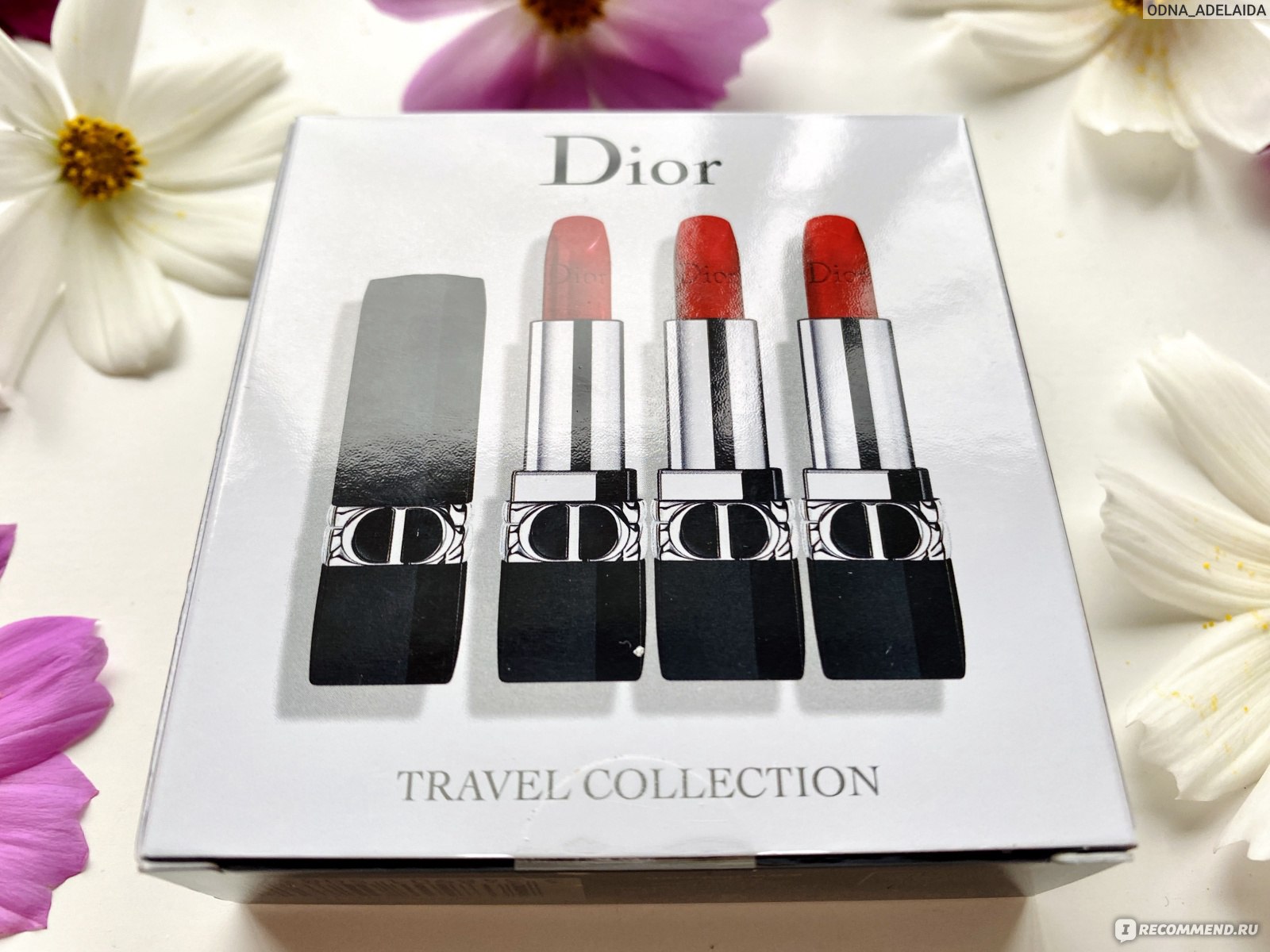 Помада ROUGE DIOR от Dior в оттенке 999 в трех разных финишах отзыв