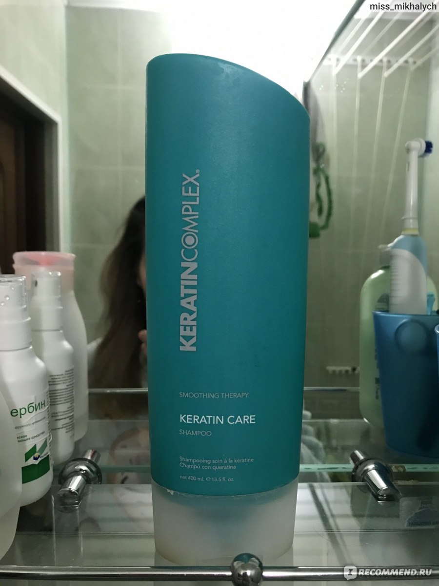 Шампунь Keratin Complex для волос, с кератином - «Обычный шампунь за ...
