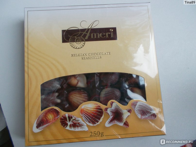 Belgian Chocolate Seashells 250 Рі