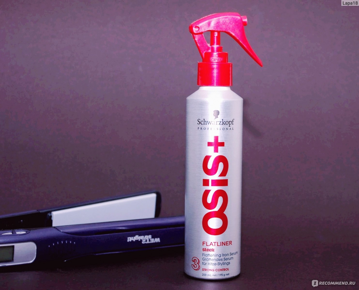 Спрей-термозащита для волос Schwarzkopf Professional Osis FLATLINER ...
