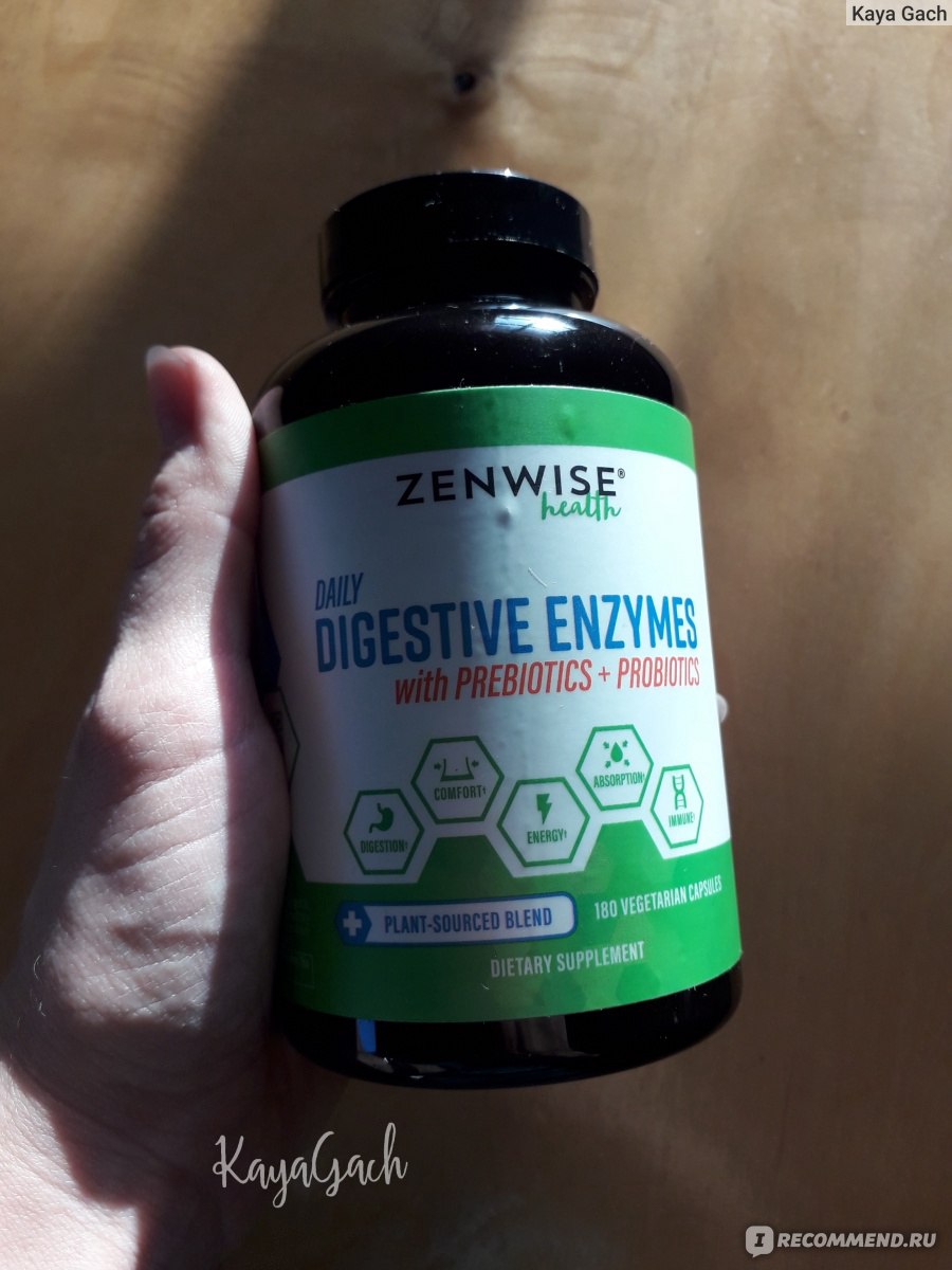 Zenwise Health Daily Digestive Enzymes with Prebiotics + Probiotics