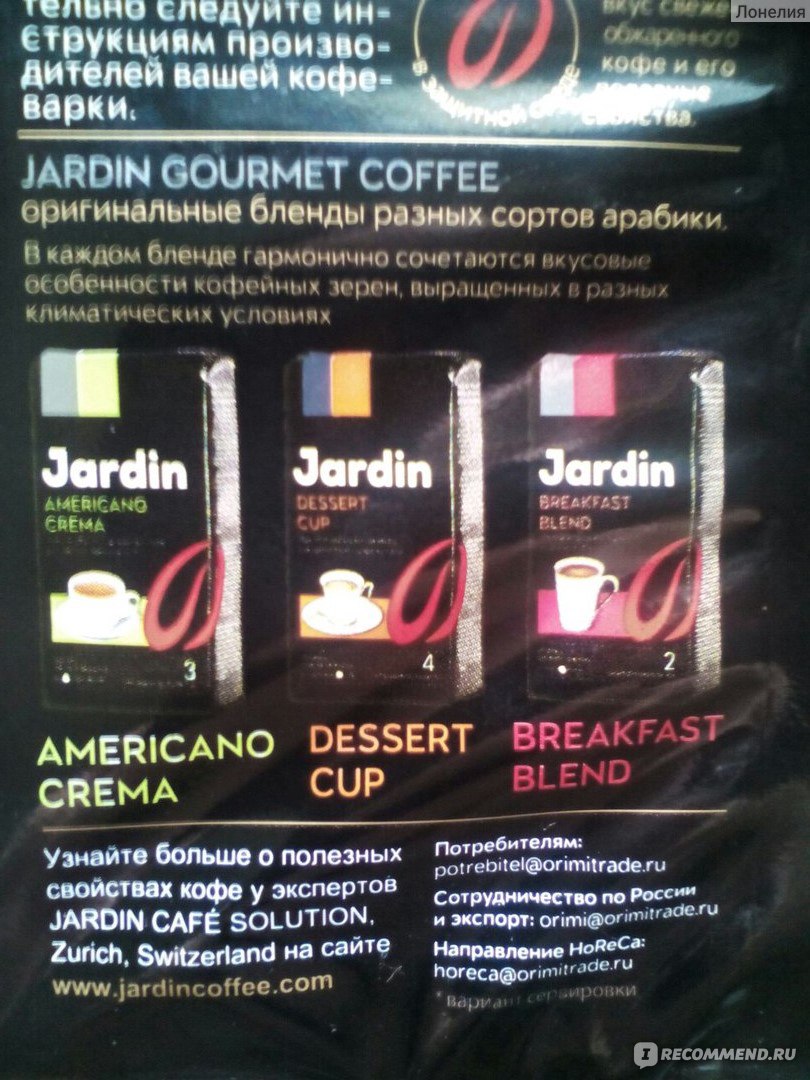 Кофе молотый Jardin Espresso di Milano - «И бодрит, и молодит! Рецепт  омолаживающего скраба из гущи.» | отзывы