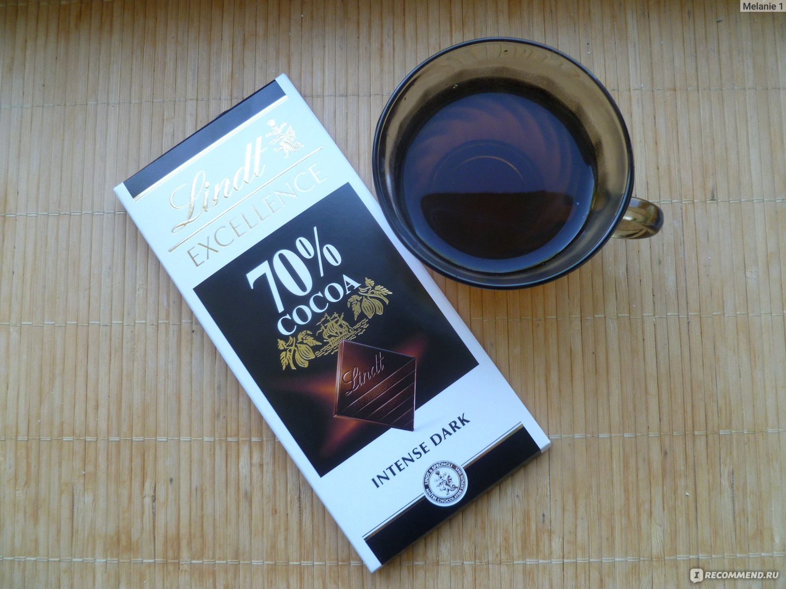 Шоколад Lindt темный 70% какао