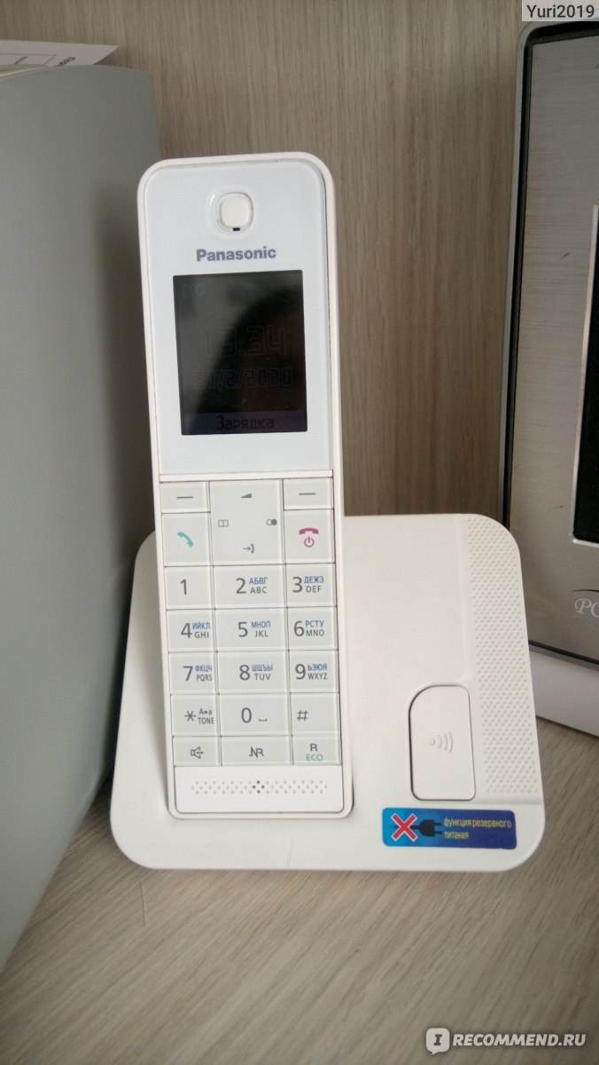 Радиотелефон Panasonic Panasonic KX-TGH210 - «Как должен выглядеть  современный радиотелефон» | отзывы