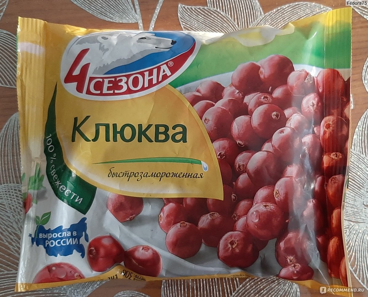 Продукты из клюквы