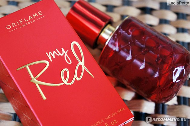 oriflame my red perfume