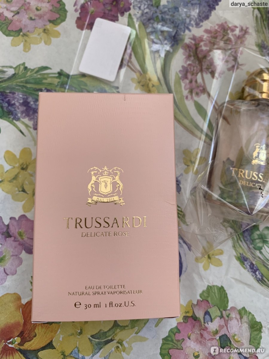 Trussardi delicate rose отзывы