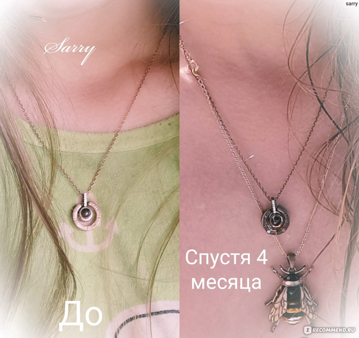 Кулон Aliexpress Letter Necklace 100 Languages I Love You Projection Pendant Necklace Women Jewelry Collier Femme Bijoux 2019 Best Friends Gifts фото