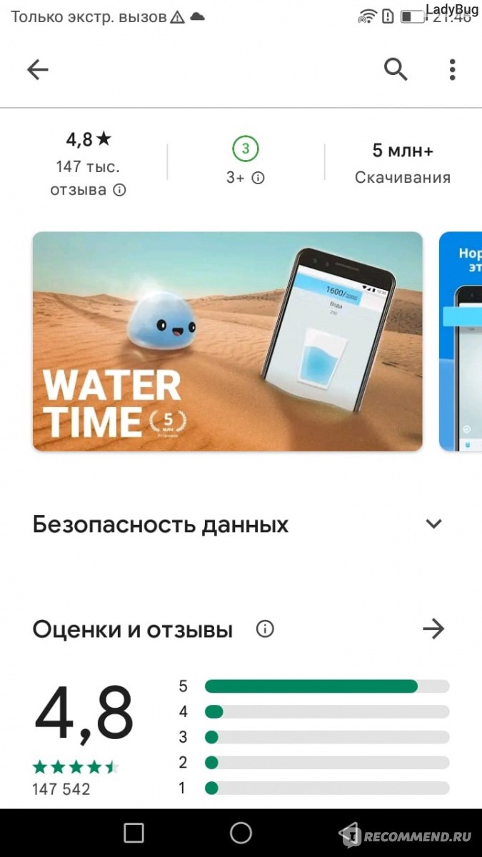 Приложение Вода, здоровье и водный баланс - «Уже 110 дней пью воду по  приложению. Получилось ли похудеть? Какие изменения по здоровью?  Сформировалась ли привычка?» | отзывы