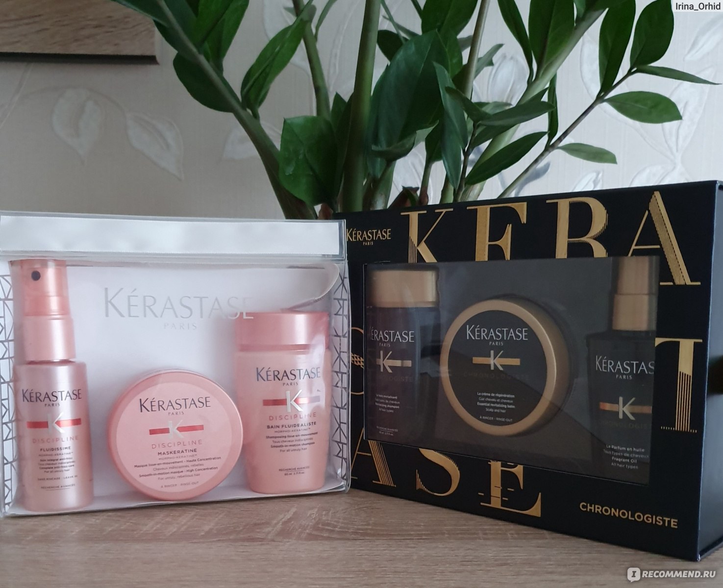 Спрей для волос Kerastase Discipline fluidissime - «Спрей Kerastase  Discipline для гладкости волос. Справляется ли с жесткими волосами и как на  него действует влага?» | отзывы