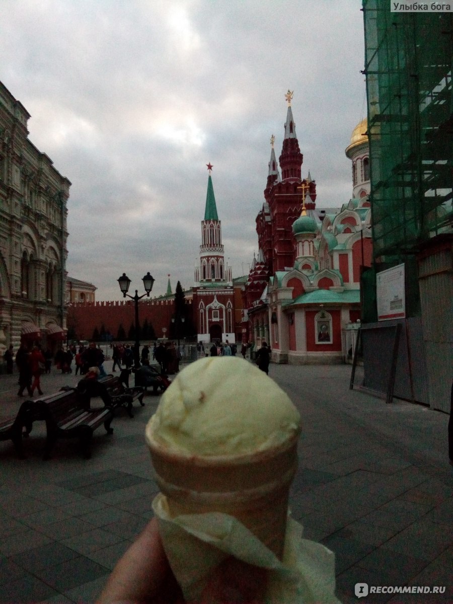 ГУМ-мороженое. улица Никольская. Красная Площадь. Москва