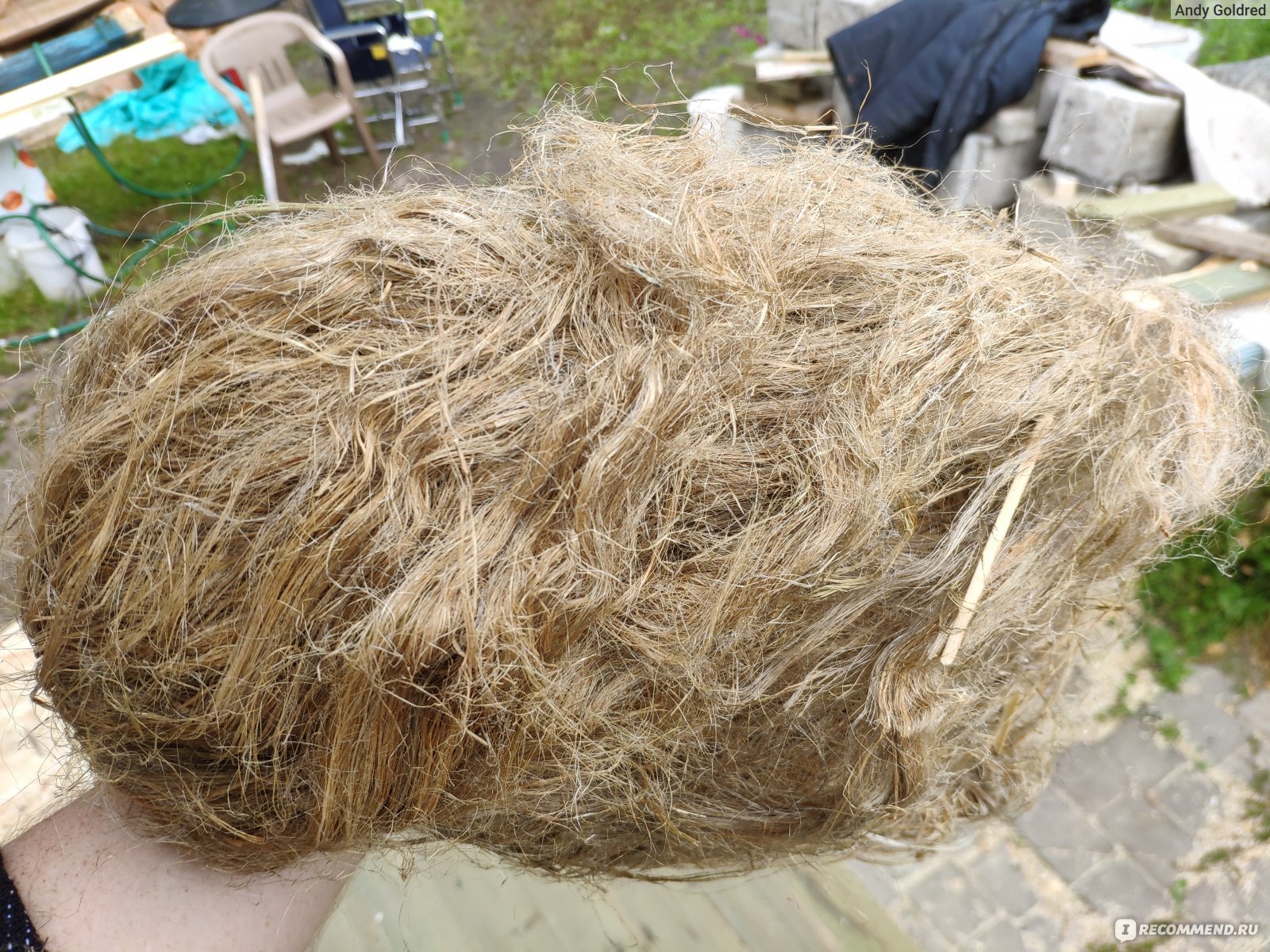 Как сделать парик из льна