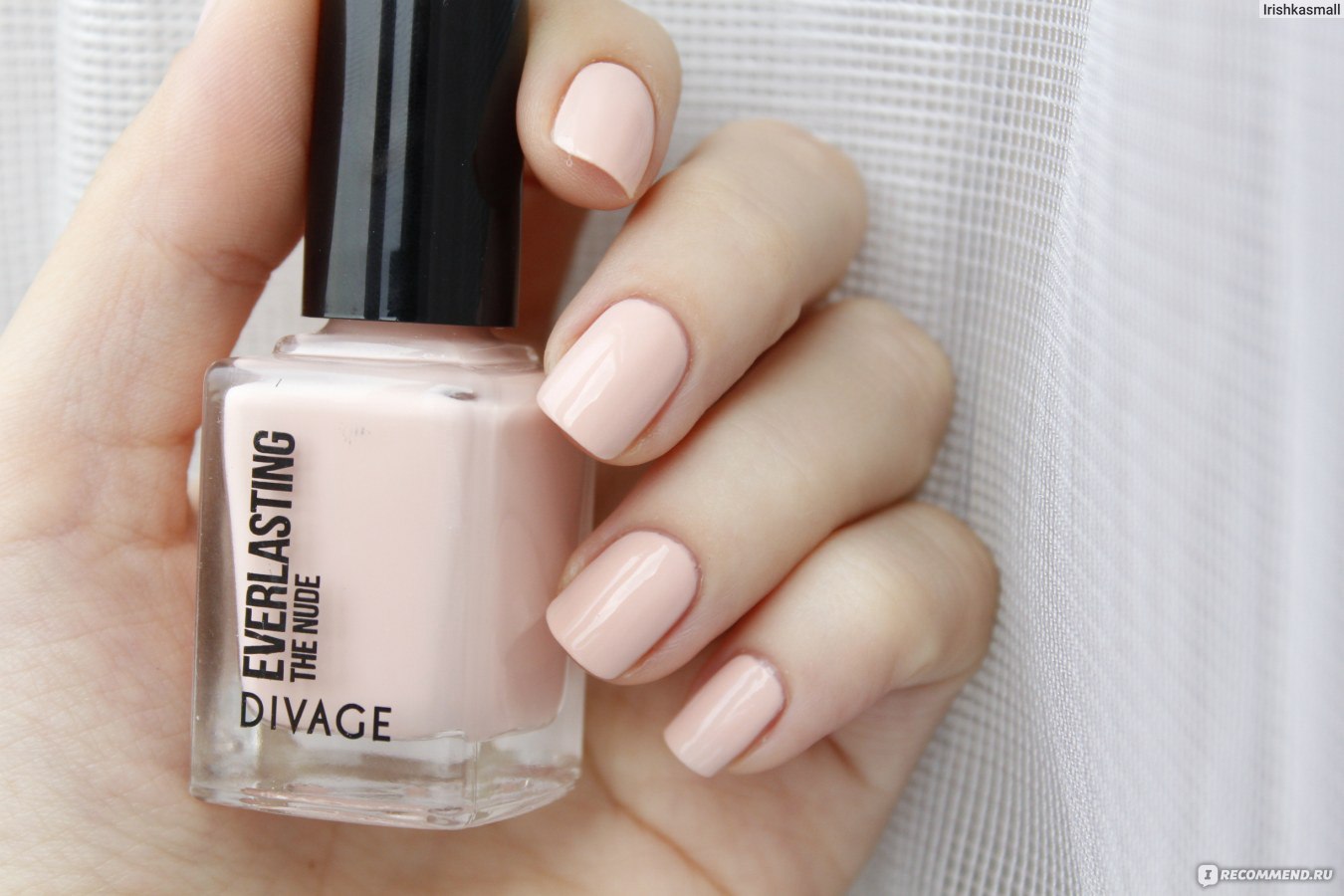 Лак для ногтей DIVAGE Everlasting The Nude - «**Нежнее нежного или как ...