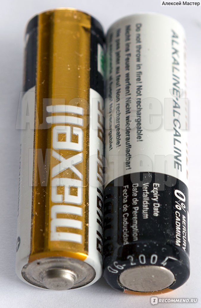 Батарейки Maxell ALKALINE ACE LR6(SN)/AA/1.5V 0% MERCURY AND CADMIUM ...