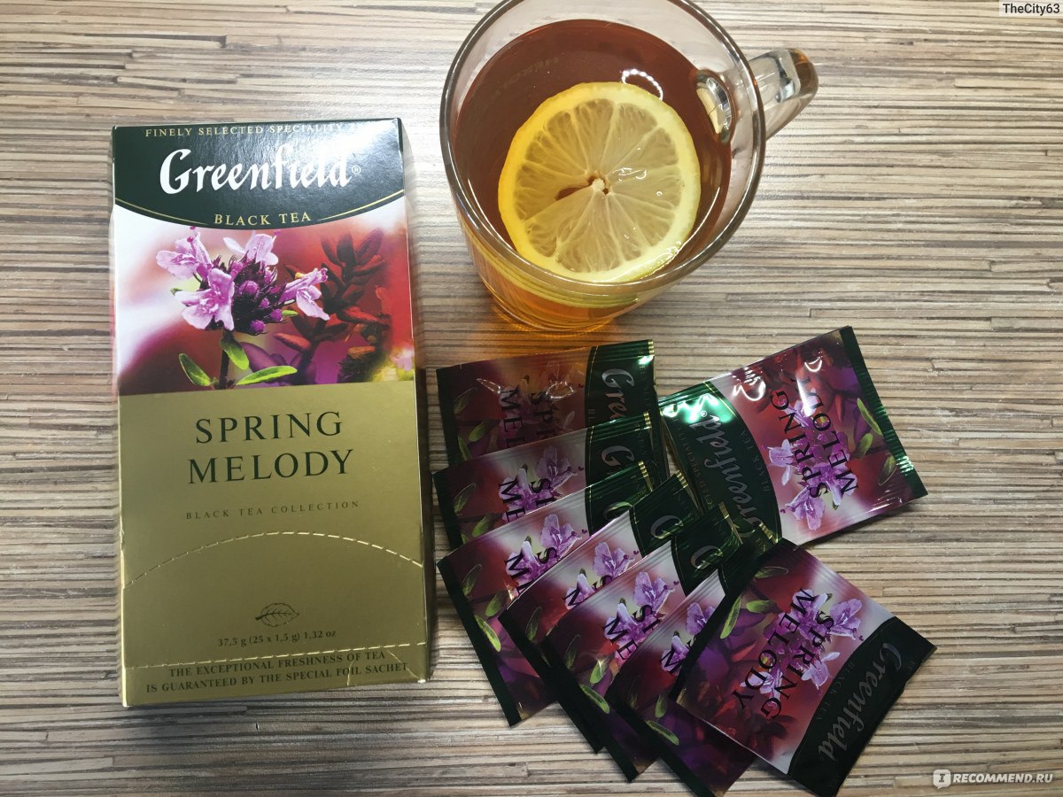 Чай в пакетиках Гринфилд (Greenfield) Spring Melody - «Гринфилд Spring ...