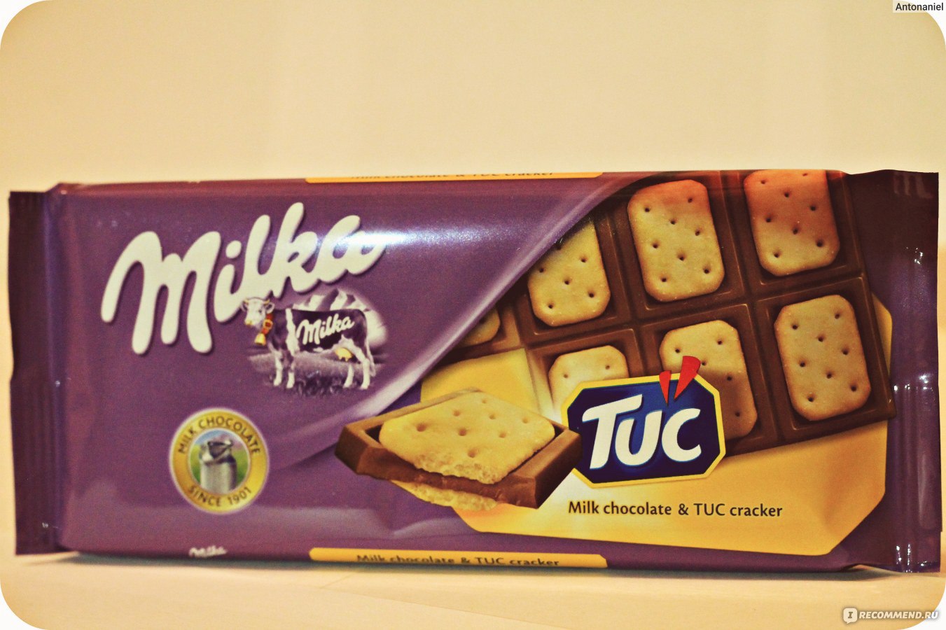 Молочный шоколад Milka TUC - «Молочный шоколад Milka (Милка) с соленым ...