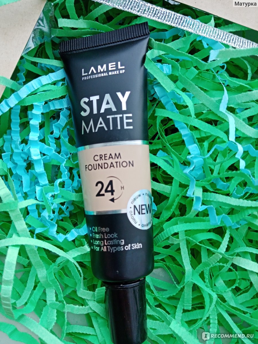 Тональный крем Lamel Professional Stay Matte Cream Foundation - «Lamel, ты  меня удивляешь. Отличная тональная основа для своего ценового сегмента.  Оттенок 404 на моей жирной, пористой коже. Макрофото, тест на стойкость. »  | отзывы