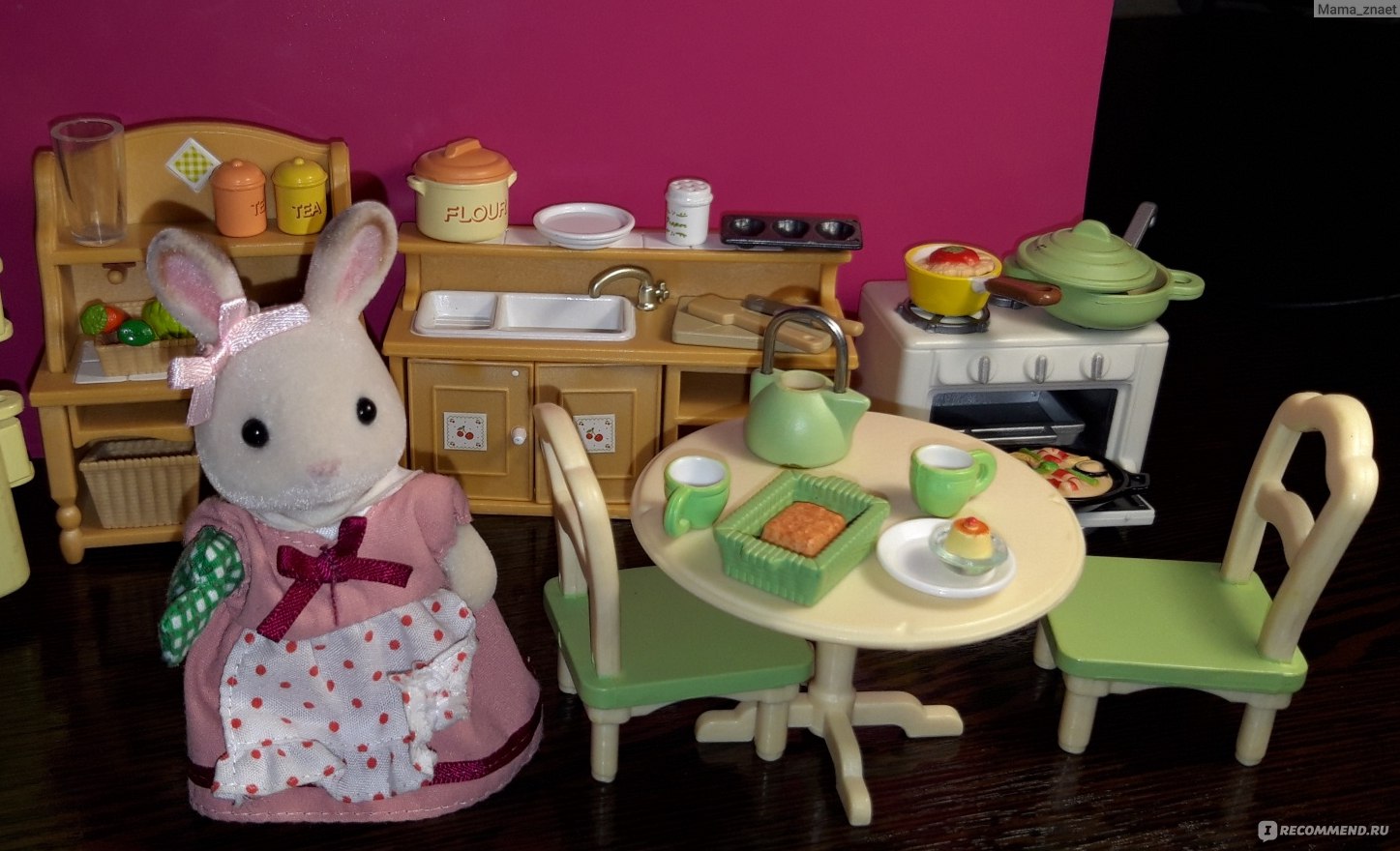 Набор для опытов и экспериментов sylvanian families мебель и аксессуары кухонный остров 5442