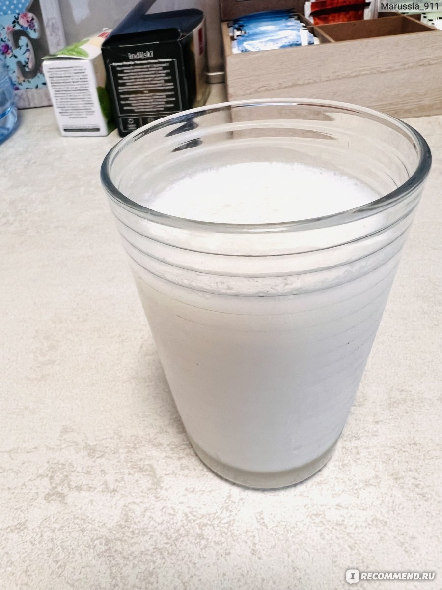  Alpro молоко коксовое. Как выглядит в стаканет