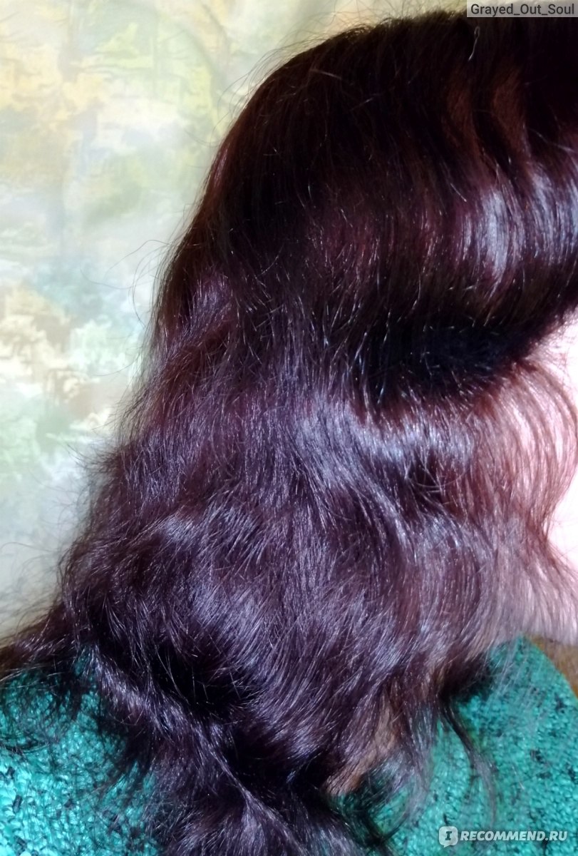 Краска для волос красное дерево с фиолетовым отливом